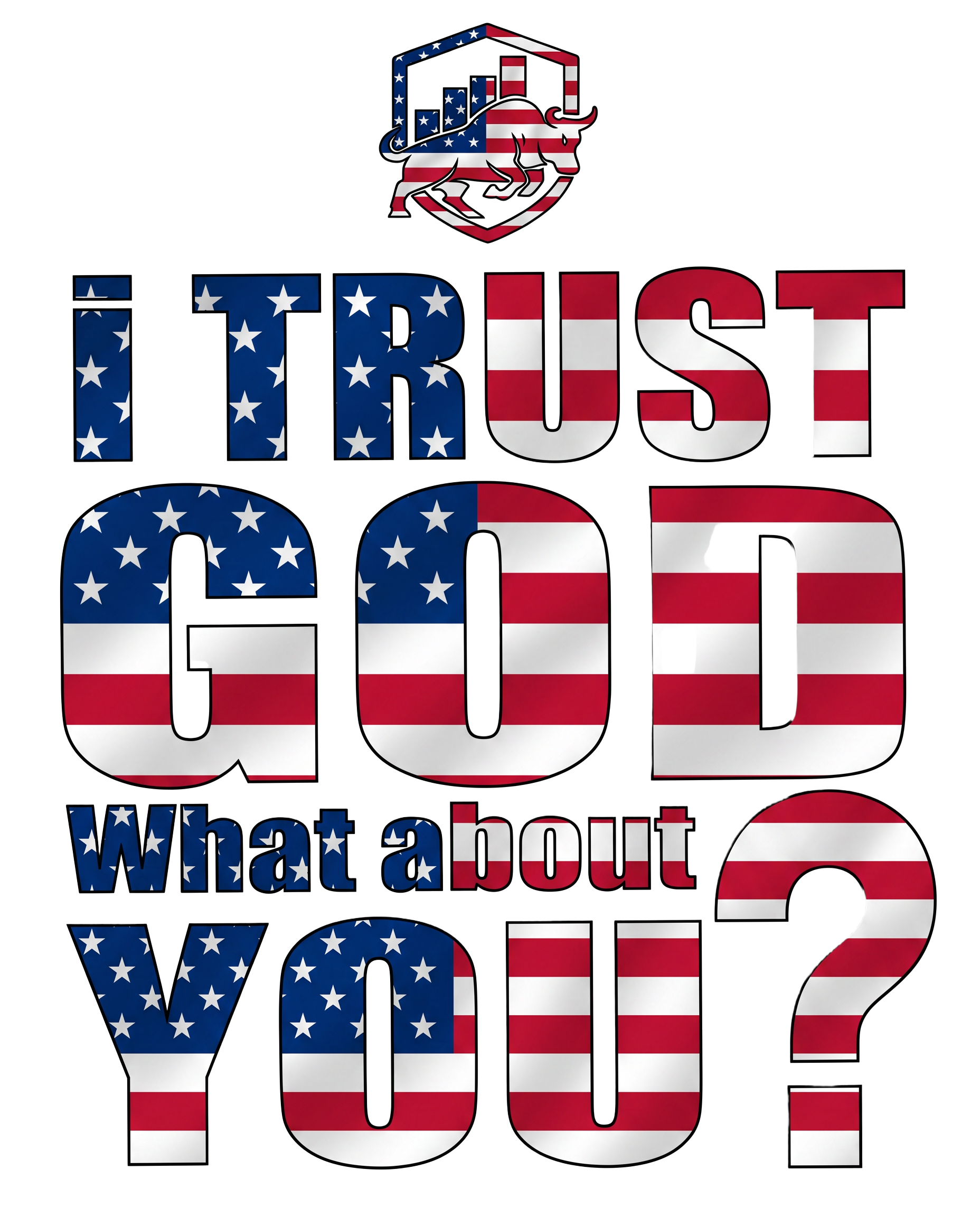 USA Flag Tee design