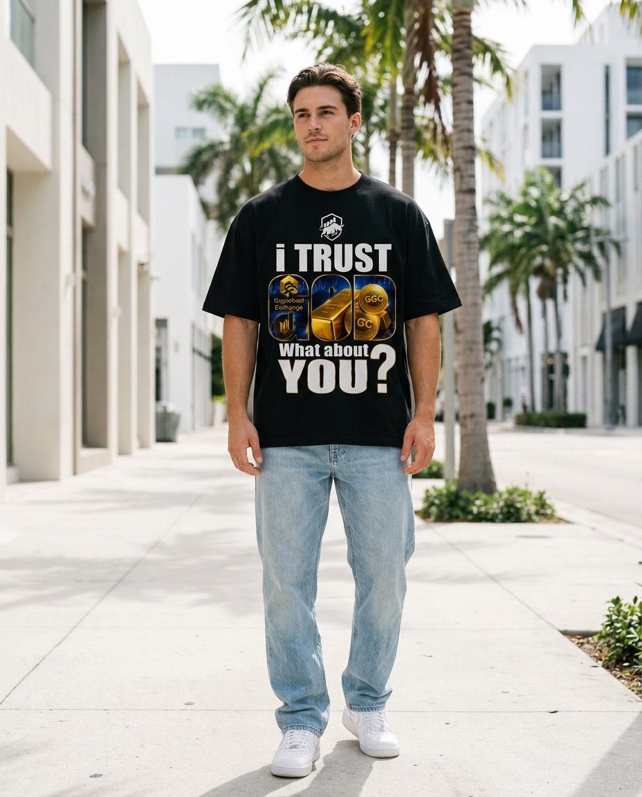 Oversized Heavyweight Tee in Black